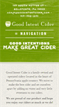 Mobile Screenshot of goodintentcider.com